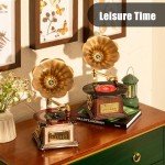 Mini Vintage Gramophone with Bluetooth & Stereo Speakers