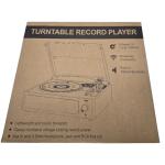Vintage Bluetooth Vinyl Record Player with Speakers