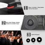 Chic Wireless Turntable with Built-in Speakers