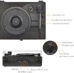 Chic Wireless Turntable with Built-in Speakers