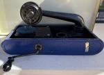 Thorens Blue Portable Antique Gramophone with Needles