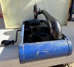 Thorens Blue Portable Antique Gramophone with Needles