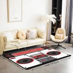 Retro Audio Cassette Area Rug 3x5