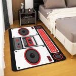 Retro Audio Cassette Area Rug 3x5
