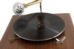 Wooden Functional Gramophone Player with Record 18