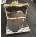 Vintage Record Player Ornament for Holiday Decor