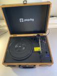 POPSKY Vintage Bluetooth Turntable with 3 Speeds