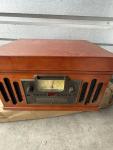 Crosley Vintage Wood Cabinet Turntable and Radio
