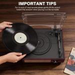 Retro Bluetooth Vinyl Record Player with Speakers
