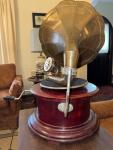 His Master’s Voice Large Horn Gramophone Player