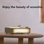 Yunir Vintage Bluetooth Gramophone Speaker - Pink