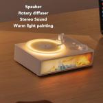 Yunir Vintage Bluetooth Gramophone Speaker - Pink