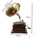 Vintage Gramophone Working Phonograph Record Player