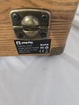 POPSKY 3-Speed Vintage Bluetooth Record Player