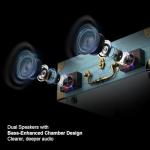 Retro Bluetooth Vinyl Record Player in Turquoise