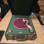Vintage Hand Crank 1930s Gramophone Player