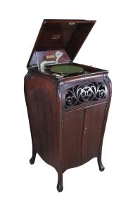 Mahogany Sanora Baby Grand Phonograph Gramophone