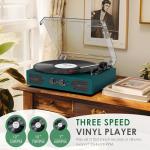 Green Vinyl Record Player