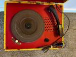 Vintage 1950s Space-Themed Kids' Record Player