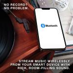 Quincy Bluetooth Vintage Record Player and Multimedia Center