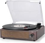 Vintage 3-Speed Vinyl Record Player with Speaker