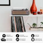 Vintage 3-Speed Vinyl Record Player with Speaker