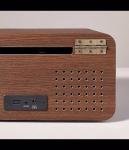Vintage 3-in-1 Wood Grain Vinyl Record Player