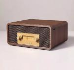 Vintage 3-in-1 Wood Grain Vinyl Record Player