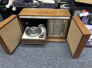 Vintage GE Stereo Console Record Player - Mid Century