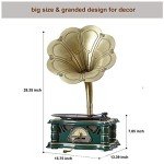 Vintage Bluetooth Gramophone with FM Radio - Green