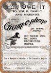 Vintage 1899 Gramophone Machine Metal Sign