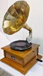 Vintage Wind-Up Gramophone | HMV Phonograph Player