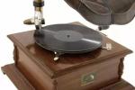 Antique HMV Wind-Up Gramophone Record Player