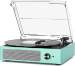 Bluetooth Vintage Vinyl Player with Stereo Speakers