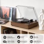 Vintage Bluetooth Vinyl Player with Stereo Speakers