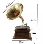 Vintage HMV Gramophone - Functional Wind-Up Phonograph