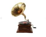Vintage HMV Gramophone - Functional Wind-Up Phonograph