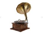 Vintage HMV Gramophone - Functional Wind-Up Phonograph