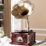 Bluetooth Retro Gramophone Player with Hi-Fi Sound