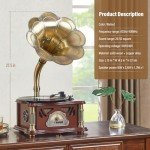 Bluetooth Retro Gramophone Player with Hi-Fi Sound