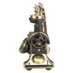Vintage Eiffel Tower Rotary Phone - Antique Style