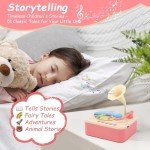 Pink Kids Phonograph with 99 Story Cards