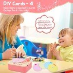 Pink Kids Phonograph with 99 Story Cards
