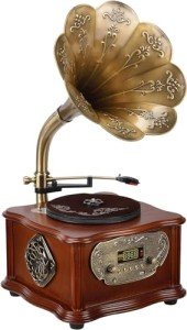 Retro Bluetooth Gramophone Vinyl Record Player