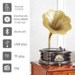 Artisam Retro Gramophone with Bluetooth & FM Radio