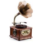 Retro Bluetooth Gramophone Vinyl Record Player