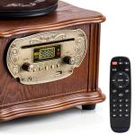 Retro Bluetooth Gramophone Vinyl Record Player