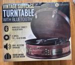 Bluetooth Vintage Style Suitcase Record Player