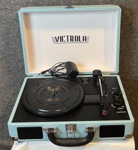Retro Victrola Portable Suitcase Record Player