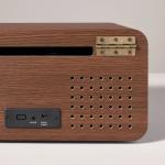 Vintage 3-in-1 Vinyl Record Player with Wood Finish